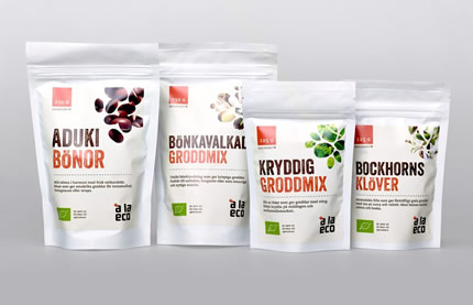 水性油墨印刷的塑料包装袋成品展示